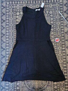 LOFT Little Black Dress Sleeveless Midi